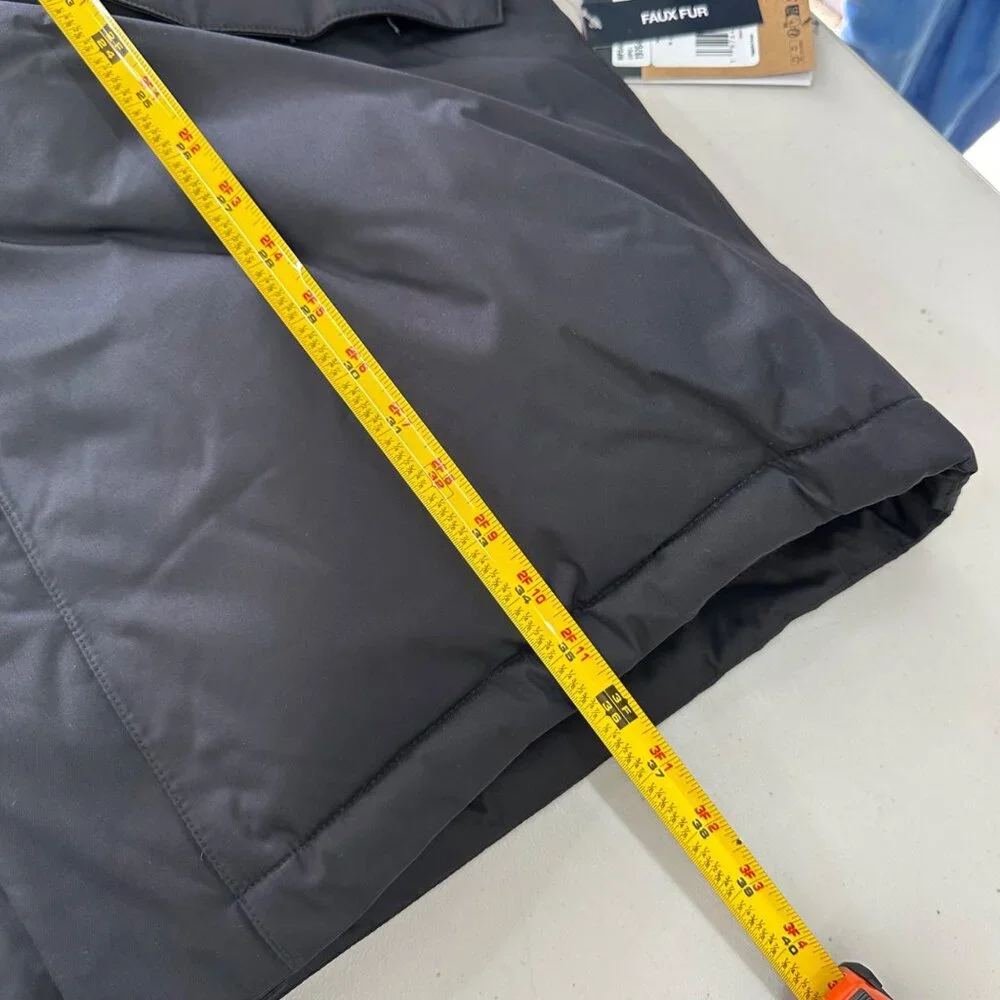 The North Face Bedford Black Down Parka Winter Hooded Jacket Coat Mens XXL NEW